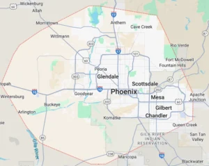 Aim Hood Cleaning service area in Phoenix AZ